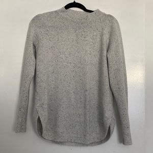 Speckled light grey sweater